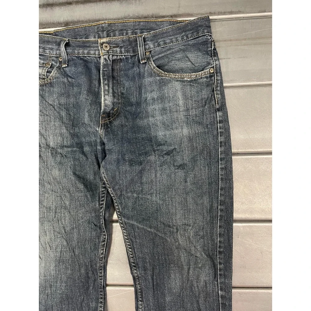 VTG Levis 527 Jeans Mens 36X32  Blue Medium Wash Denim Slim‎ Bootcut 100% Cotton